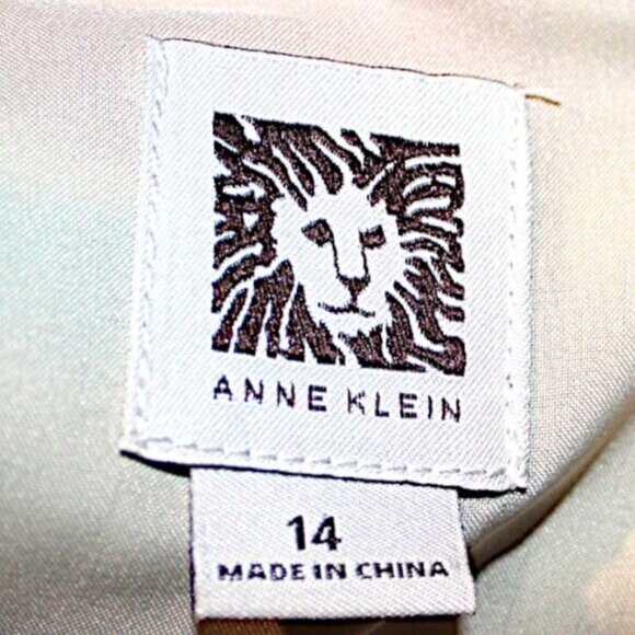 Anne Klein Multicolor Striped Fit & Flare Dress Size 14 Large - Picture 11 of 11